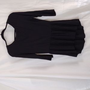 Tart high low black top sz m